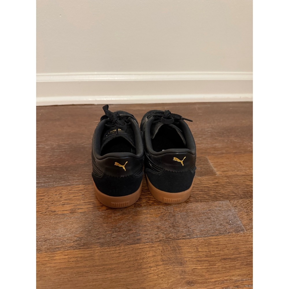 Black on Black Puma Club 5v5 Lux Lace Up Sneakers Sz 9.5M - Picture 4 of 8
